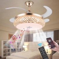 42 Inch Retractable Invisible Ceiling Fan