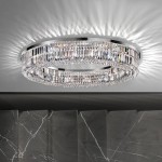 Crystal ceiling light
