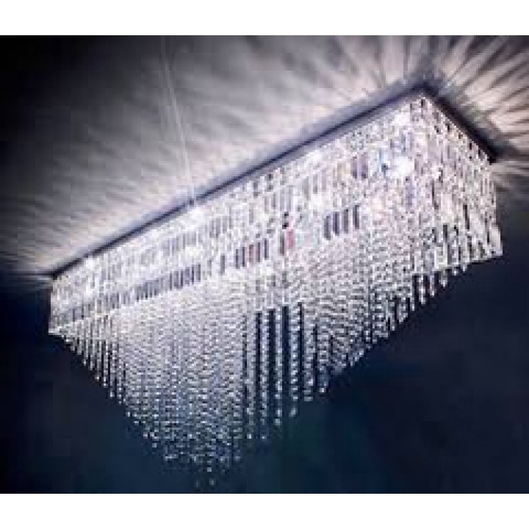 Living room rectangular chandelier