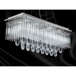 Living room rectangular chandelier