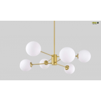 Chandelier six lamp body