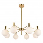 Gold chandelier
