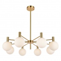Gold chandelier