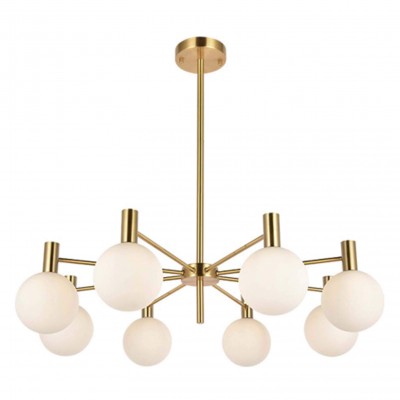 Gold chandelier