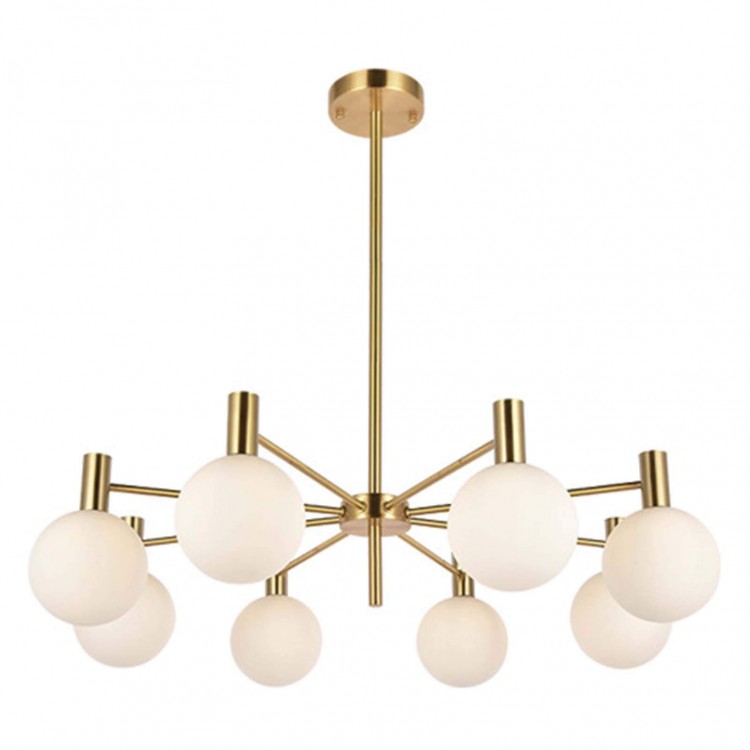 Gold chandelier