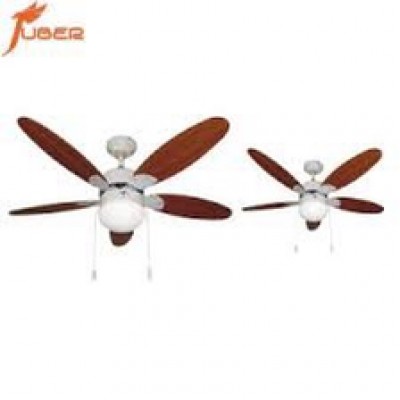 Chandelier with petal ceiling fan