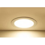 White round ceiling light