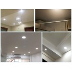 White round ceiling light